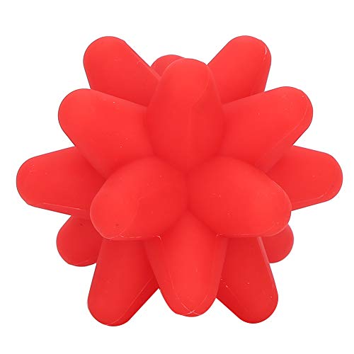 Diohce Spiky Massage Ball, Acupoint Physical Massage Balls, for Foot Massage, Deep Tissue Massage Ball, Point Plantar Fasciitis Relief (Red)