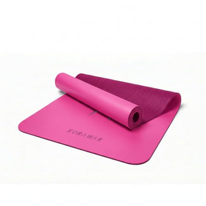 Natural Rubber Workout Mat with Bag | Thick Rubber mat 4.5 mm | Non Slip Yoga Mat Non Slip| Gym Mats for Home Gym Floor Mat, Home Exercise Mats for Home Workout Accessories, Fitness Mat, Workout Mats for Home Gym, Yoga Matt, Stretching Mat, Thick Exercise