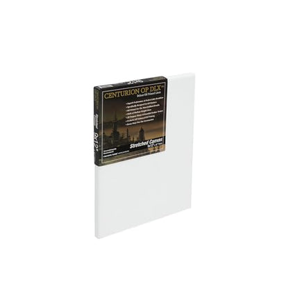 Centurion Deluxe Professional Oil Primed Linen Stretched Canvas, 11oz Linen, 9x12 - Box of 6, 0.67" Deep Canvases, Kiln-Dried Stretchers, Back Stapled, Premium Medium Weight Canvas for Oil Paintings - size: 9"x12"