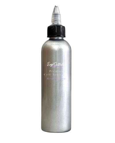 Premium Cell Activator | Ready to Pour | Create Perfect and Unique Cells in Your Painting Works | 4oz by Volume | by Ezgi Sertcetin (Metallic Silver) - color: Metallic Silver