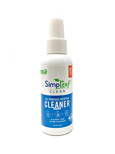 Simpleaf Clean All-Purpose Everyday Cleaner | Eco-Friendly | Safe for Kids and Pets | Unscented 4oz