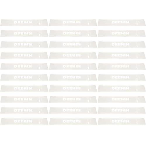 DEEKIN 30 Pcs Resistance Exercise Bands Bulk | Resistance Loop Elastic Bands, Exercise Equipment for Women, Men, Home Pilates, Fitness, Gym, Yoga - color: Light Beige, style: 15-20 Lbs