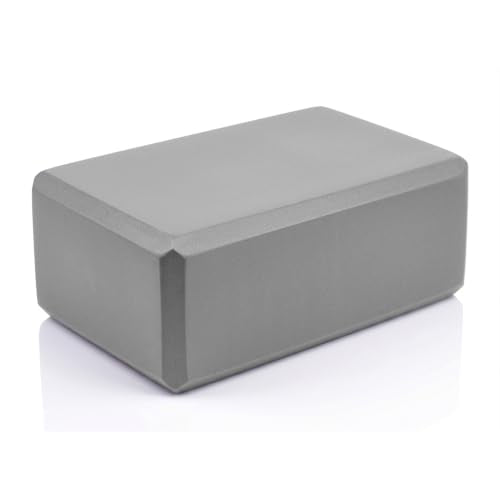 Bulk 4in Foam Yoga Blocks, 6 Pack - color: Cool Gray