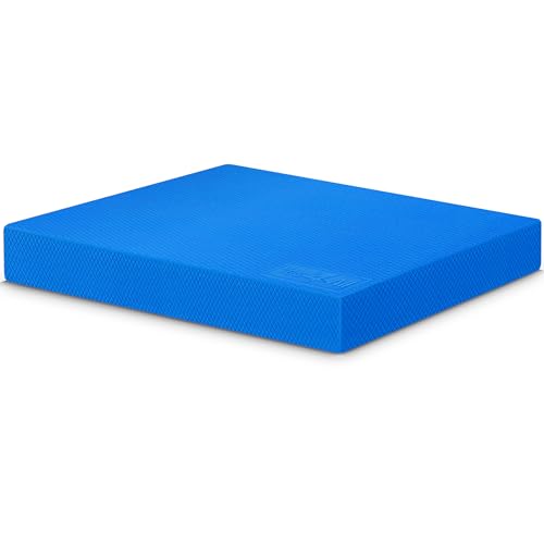 Yes4All Exercise Balance Pad, Non-Slip Foam Kneeling Pad - color: Blue - L - (15,5" x 13" x 2"), size: Large
