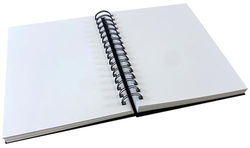 Tonic Studios Sketchbook 8.5 x 11 - Hardcover Spiral Bound Drawing Pad for Art, Sketching, and Mixed Media - 110 Sheets/220 Pages, 65lb, Acid Free