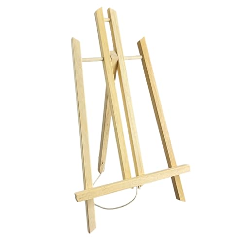 Adjustable Portable Tabletop Easel Stand for Painting, Wooden Art Easel, Painting Easel for Canvas and Sign Display – Sturdy, Versatility Art Easel for Painting Parties (15.7"X8.9"X1.18") - size: 15.7"X8.9"X1.18"