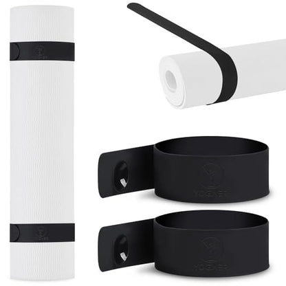 Yoga Mat Carrier Strap, Adjustable Thick Straps Sling for Carrying Large Mats, Stretching Band - color: 1pc Slap Band Black