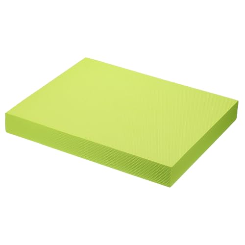 PATIKIL Balance Pad, Non-Slip TPE Foam Pad Cushion Exercise Yoga Mat Knee Pad for Fitness Stability Core Training Stretching - color: Lime Green