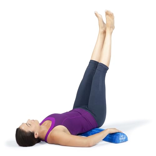 OPTP PRO-Roller Soft Density Foam Roller – Half-Round, Blue, 36"L x 3"H - color: Blue 36" X 6" X 3" Half-round