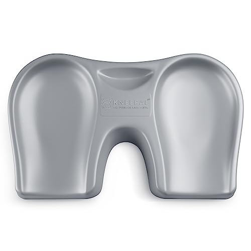 KNEEPAL. Engineered to Outperform Conventional Memory Foam Kneeling Pads. Beloved by gardeners, DIY'ers, bath-time Mommies, fitness peeps and yoga buffs - color: Gray