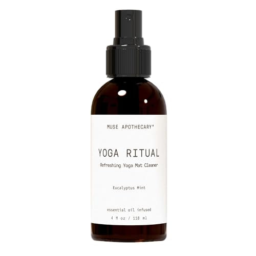 Muse Apothecary Yoga Ritual - Aromatic and Refreshing Yoga Mat Cleaner, 4 oz, Infused with Essential Oils - Eucalyptus Mint - size: 4 Fl Oz (Pack of 1)