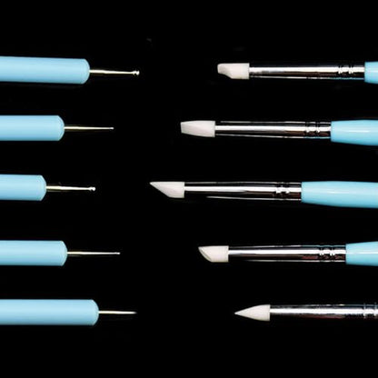 Polymer Clay Tools 23pcs Modeling Clay Sculpting Tools Set Polymer Clay Sculpting Carving Tools Including Molding Rods,Drill Pen, Carving Tool