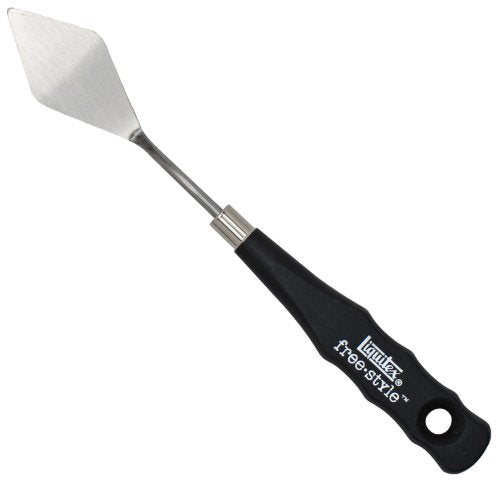 Liquitex Professional Freestyle Small Painting Knife, No. 2 | Rustproof Stainless Steel Knife Blade, Non-Slip Ergonomic Handle for Grip, Riveted Handle for Durability - size: Small, style: No. 2