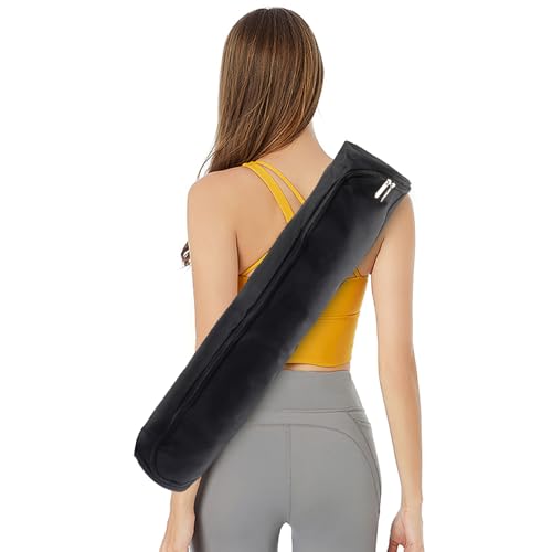 Klmnop Yoga Mat Bag, Portable Yoga Mat Storage Bag with Adjustable Strap, Yoga Mat Carry Bag for Gym, Beach, Travel for Women & Men
