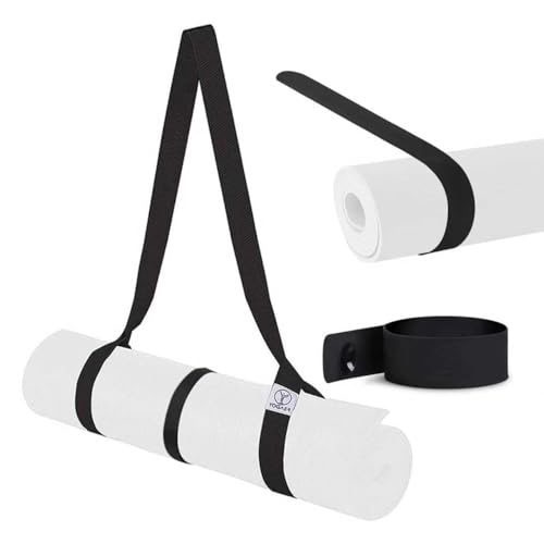 YOGAER Yoga Mat Carrier Strap Set | Slap Band Holder for Carrying and Storage Mats