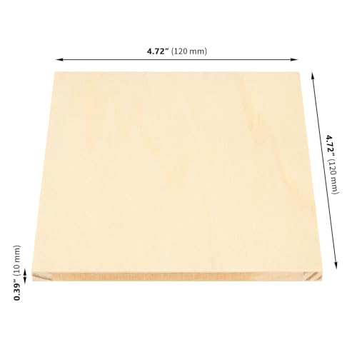 30 PCS 5 x 5 inch Wood Canvas, Blank Square Canvas for Painting, Unfinished Wooden Canvas Board for Painting DIY Craft Projects - size: 5 x 5 inch