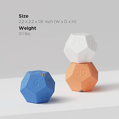 mooas Dodecagon Time Ball Rechargeable Mini Timer (Sand Peach) - color: Sand Peach