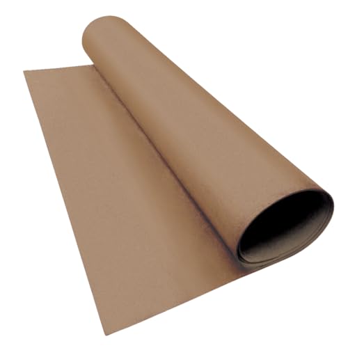 LotusFoam EVA Foam Sheet 3mm – 44"x 85" Craft Foam for Cosplay, Costumes & DIY, High Density 130 kg/m3, Heat Shapeable, Paintable, 35 Colors (Camel) - Camel - color: Camel