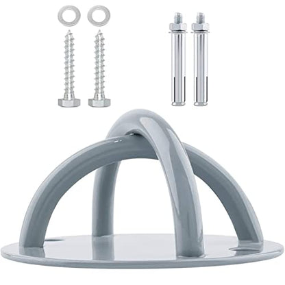 Wall Mount Bracket for Suspension Straps, Ceiling Anchor X Mount for Olympic Rings, Body Weight Strength Training Systems, Yoga Swings Hammocks, Boxing Equipment