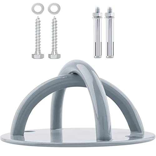 Wall Mount Bracket for Suspension Straps, Ceiling Anchor X Mount for Olympic Rings, Body Weight Strength Training Systems, Yoga Swings Hammocks, Boxing Equipment