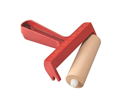 Speedball Pop-in Soft Rubber Brayer, 4-Inch Roller for Block Printing, Relief Printing, and Mixed Media Art