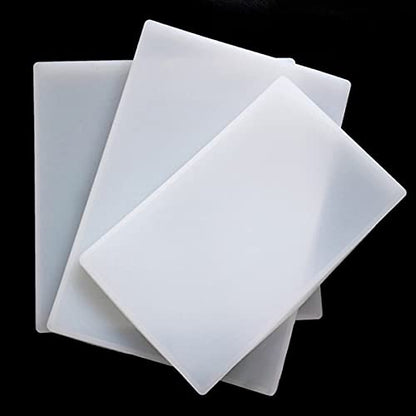 Extra Large Rectangle Resin Mold Kit, 3 PCS Silicone Tray Molds for Making Faux Agate Tray, Serving Board, Coaster, Include Big 12x8in, Square 10in, 10x6in Rectangle - color: 3Pack(Rectangle12"+Rectangle10"+1 Square10")