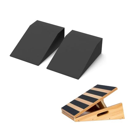 strongtek Slant Board & Foam Wedges – Stretch & Strength Set for Rehab and Mobility