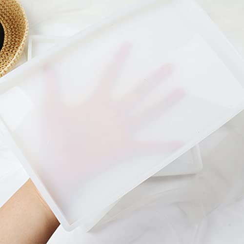 Extra Large Rectangle Resin Mold Kit, 3 PCS Silicone Tray Molds for Making Faux Agate Tray, Serving Board, Coaster, Include Big 12x8in, Square 10in, 10x6in Rectangle - color: 3Pack(Rectangle12"+Rectangle10"+1 Square10")
