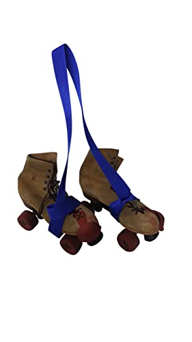 Yoga Mat Carrier Strap, Roller Skate Leash, Ski Boots Or Snowboard Shoulder Sling Made In USA. - color: Blue
