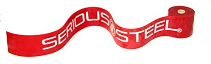 Serious Steel Mobility & Recovery (Floss) Bands |Compression Band | Tack & Flossing Band (7' L x 2" W) - color: Pair - Red