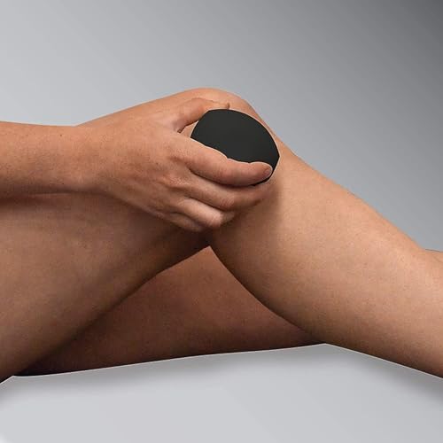 KT Health, Ice/Heat Therapeutic Massage Ball for Muscle Pain & Stress Relief, Black/Orange