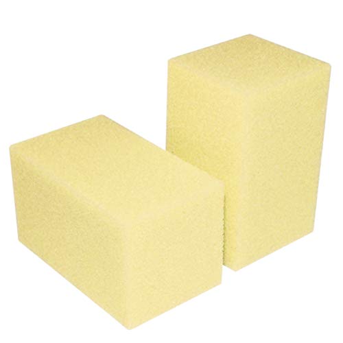 Rehabilitation Advantage Yellow Foam Block Hand Exercisers, Set Of 16 - color: Yellow