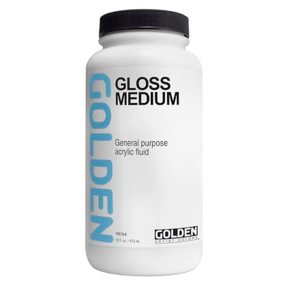 Acrylic Medium Golden Polymer Medium 16 oz