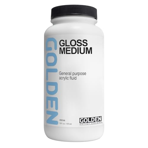 Acrylic Medium Golden Polymer Medium 16 oz