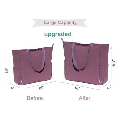 ESVAN Yoga Mat Bag Yoga Tote Carrier Shoulder Bag Carryall Tote for Office,Yoga,Pilates,Travel,Beach and Gym - color: Aa Blue Purple