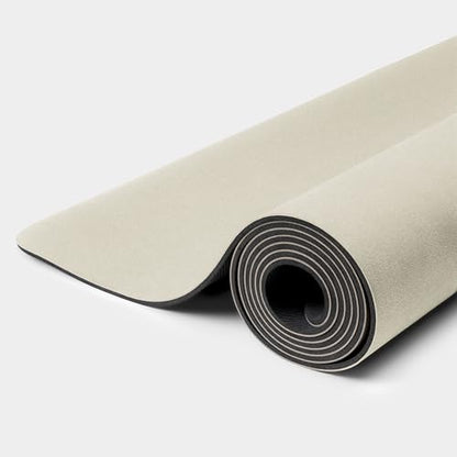 WeGym Yoga Mat, 4 mm Cushioned Non-Slip for Yoga, Pilates and Home Workouts - color: PU_Sandstone, style: Polyurethane