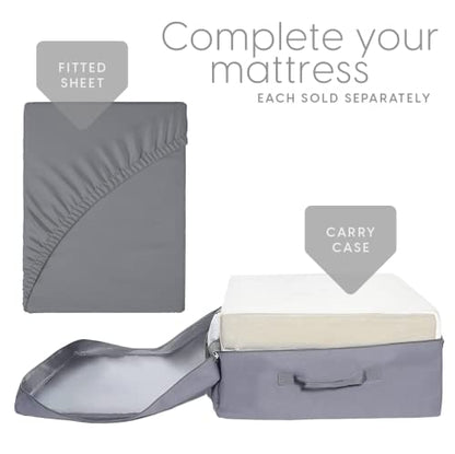 Milliard Full Tri Folding Mattress with Washable Cover, Full Size (75 inches x 52 inches x 4 inches) - size: Full, style: 4 inch