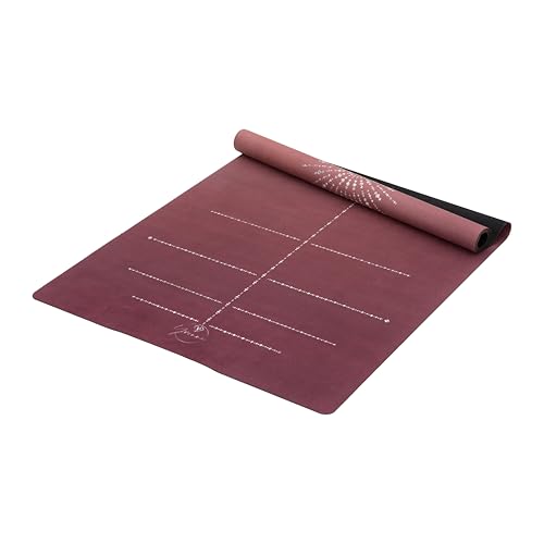 Yvonne Solstice Harmony Travel Yoga Mat - Ultra Thin 1/16” (1.5mm), Lightweight, Foldable & Non-Slip for Travel & Home, Eco-Friendly Natural Rubber + Free Carrying Strap