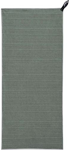 PackTowl Luxe Lightweight Microfiber Camping and Travel Towel, Sage, Face - color: Sage, size: Face - 10 x 14 Inch