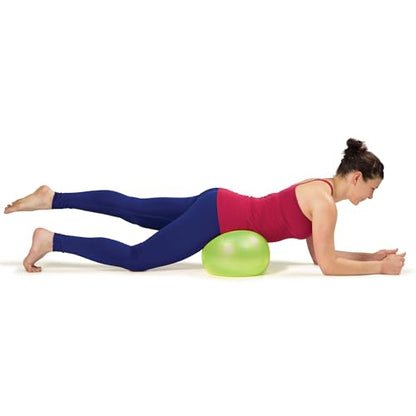 OPTP Soft Movement Ball – Green Inflatable Exercise and Pilates Ball, 12" | For yoga & core stability, soft density inflatable physical therapy ball featuring easy-grip texture, Latex & phthalate free