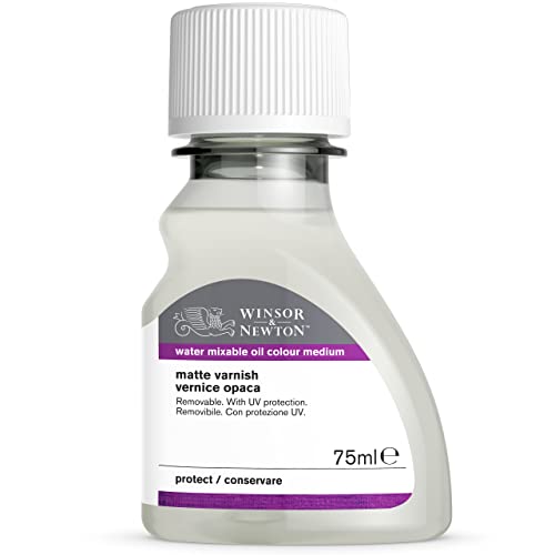 Winsor & Newton Artisan Matt Varnish, 75ml (2.5-oz) bottle | UV Resistant, Matte Finishing Treatment, Seals Pores on Oil Paint Film, Creates Matted Surface, Non-Yellowing - color: Artisan Matt Varnish, style: 2.5-oz Bottle