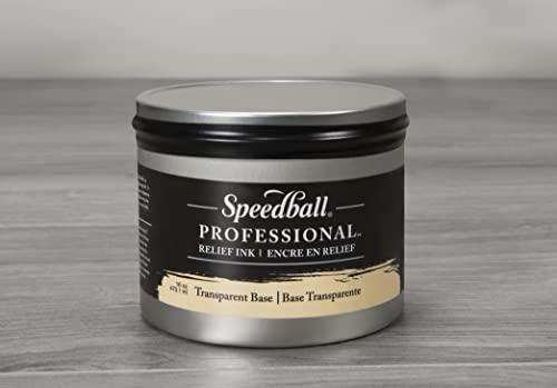 Speedball Professional Relief Ink Transparent Base 8OZ - color: Transparent Base, size: 8 fl oz