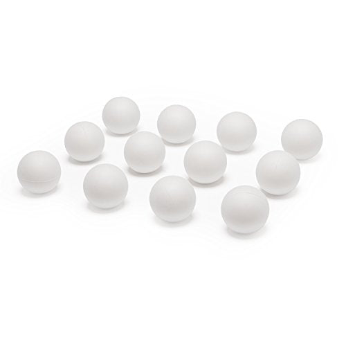 Champion Sports Practice Sponge Lacrosse Balls: Soft Touch for Professional, College & Grade School Indoor Training & Practice - style: White (12-Pack) -Indoor Practice Lacrosse Balls