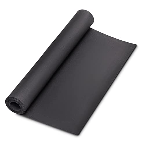 MEARCOOH Black 1mm (1mm to 20mm) EVA Foam Roll, 49''x13.5'' Premium EVA Craft Foam Sheets, Density 86kg/m3 for Halloween Cosplay Costume, Crafts, DIY Projects - color: Black, size: Thickness-1mm