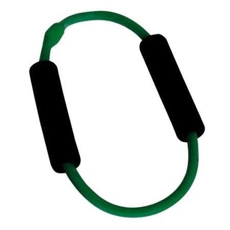 Balego Toning and Fitness Resistance Exercise Ring with Foam Handles, Medium, Green - style: Medium (Green)