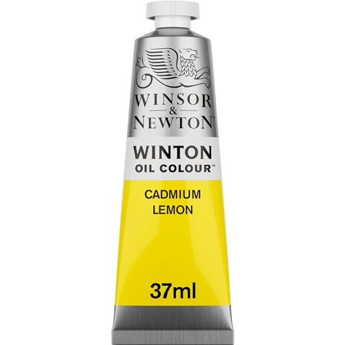 Winsor & Newton Winton Oil Color, 37ml Tube, Cadmium Lemon | High-quality pigments, Durable, Lightfast, Permanent, Uniform Consistency, Great Pigment Load - color: Cadmium Lemon, size: 1.25 Fl Oz (Pack of 1), style: 1.25-oz Tube