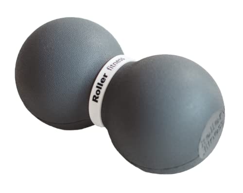 Fitness Infinity Roller, Peanut Foam Massage Ball, Large 8-Inch Double Exercise Roller (Gray - Standard) - style: Gray - Standard