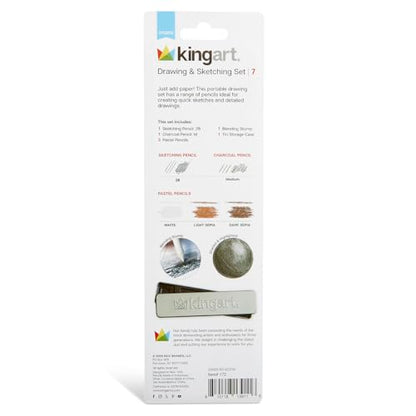 Drawing & Sketching Set - 7 Pieces