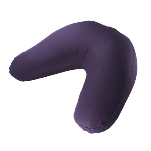 Hugger Mugger V-Shaped Meditation Cushion - Provides Support in Cross-Legged Sitting, Promotes Healthy Posture, Handmade in The USA - color: Plum