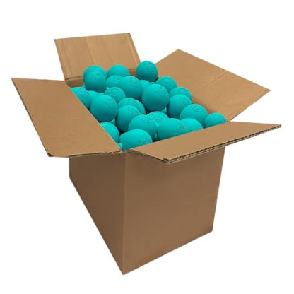 Velocity 라크로스 볼 - 60팩 및 120팩 - 연습용, 공식 NFHS 및 대학 승인 사이즈 - color: 청록색, size: 120 Balls, style: 연습용 공